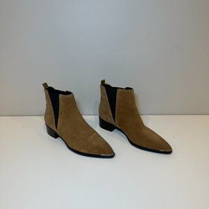 Marc Fisher Yale Pointy Toe Suede Chelsea Boots